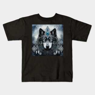 Wolfdog Art Kids T-Shirt